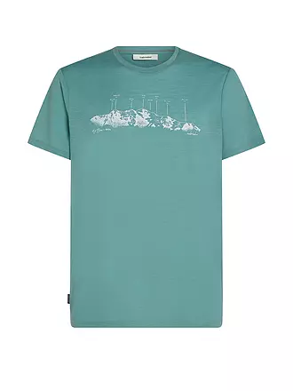 ICEBREAKER | Camiseta funcional para hombre Massif Trail 150 Tech | hellblau